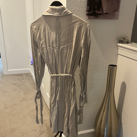 Thread & Supply Light Taupe Trench Coat - Picture 2 of 4